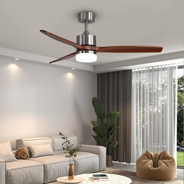 Immax NEO LITE 07165-S LED ventilátor s osvetlením ELEGANTE | 18W integrovaný LED zdroj | 1500lm | 3000-6000K