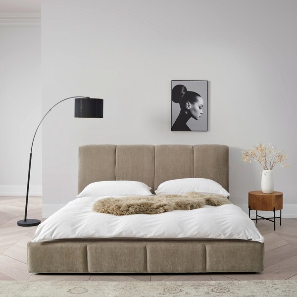 ČALÚNENÁ POSTEĽ, 180/200 cm, béžová Livetastic - Online Only spálne, Online Only