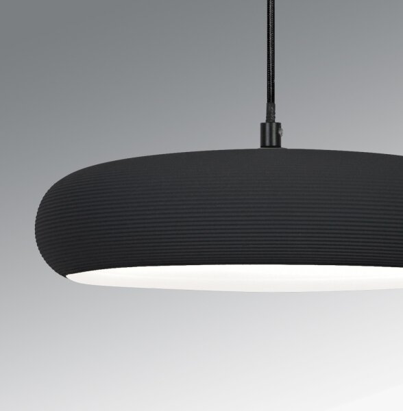 LED luster na lanku LOGAN LED/11W/230V čierny