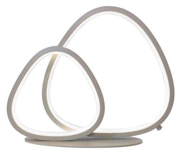 LED stolová lampa HELIX LED/15W/230V strieborná