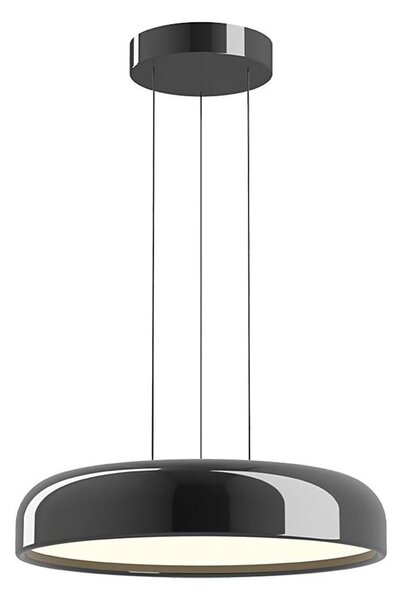 LED Luster na lanku ALENSA LED/60W/230V CRI 94 čierna