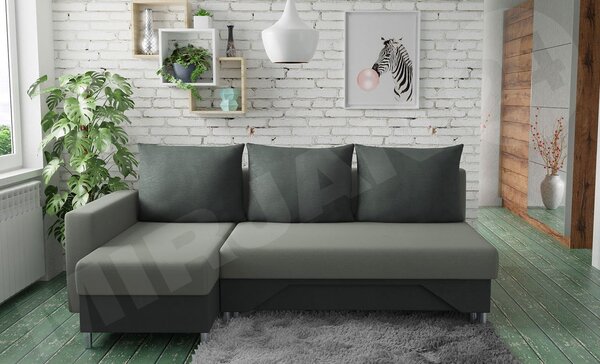 Mirjan24 Rohová sedacia súprava Martin, Dostupné poťahy: Alova 68 + Alova 07, Strana: ľavá 5902928383133