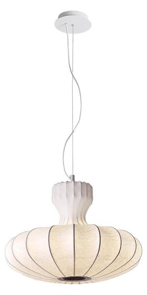 LED luster na lanku BOLA LED/11W/230V + 1xE27/5W CRI 90 biela