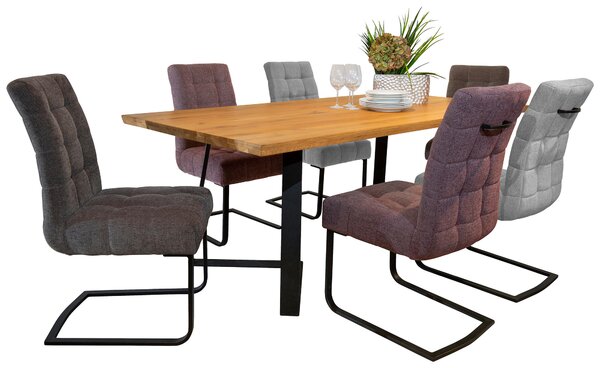 JEDÁLENSKÝ STÔL, divoký dub, farba duba, 200/100/76 cm Hom`in - Stoly