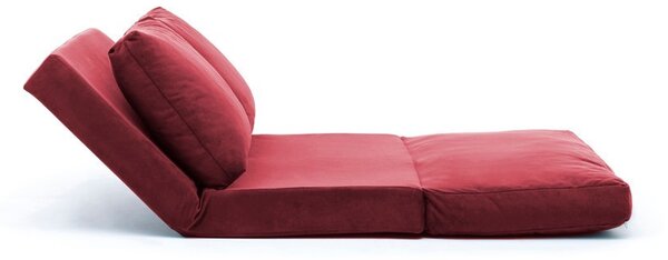 Hanah Home Dvojmiestna futonová rozkladacia pohovka Taida bordová