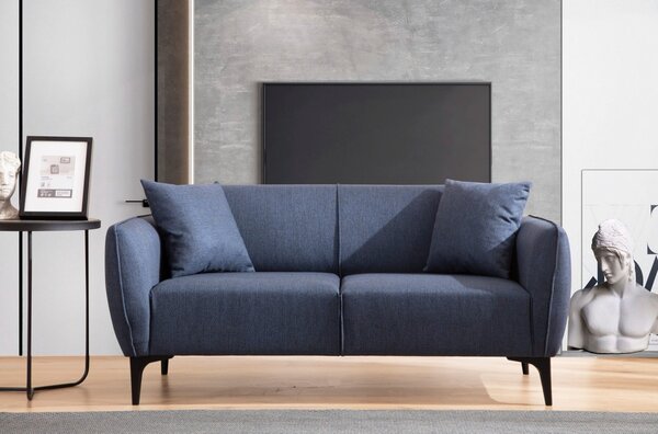 Hanah Home Dvojmiestna pohovka Belissimo 180 cm modrá