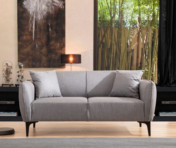 Hanah Home Dvojmiestna pohovka Belissimo 180 cm sivá