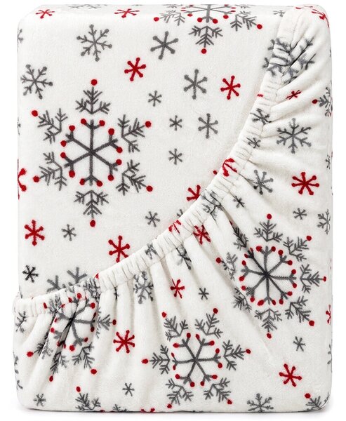 4Home prestieradlo mikroflanel Snowflakes, 90 x 200 cm