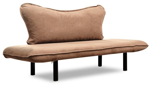 Hanah Home Dvojmiestna pohovka Chatto 150 cm svetlohnedá