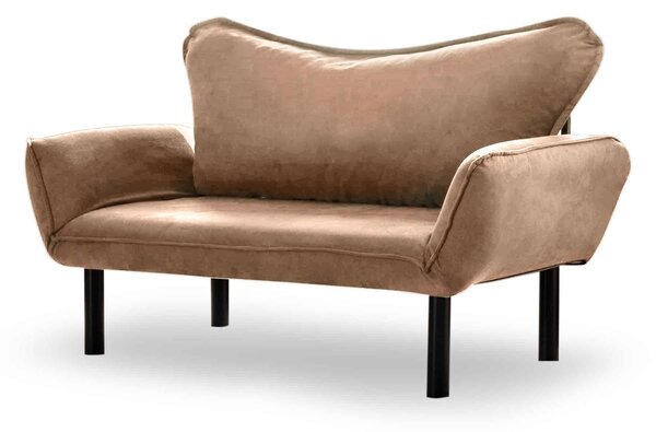 Hanah Home Dvojmiestna pohovka Chatto 150 cm svetlohnedá