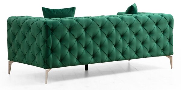 Hanah Home Dvojmiestna pohovka Como 197 cm zelená