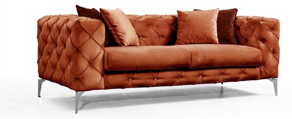 Hanah Home Dvojmiestna pohovka Como 197 cm oranžová