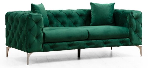 Hanah Home Dvojmiestna pohovka Como 197 cm zelená