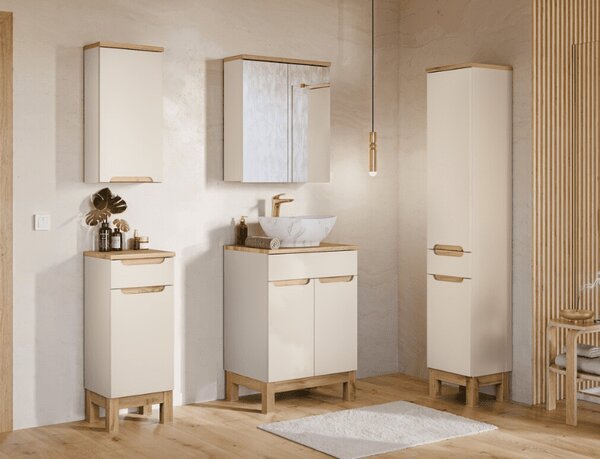Závesná skrinka do kúpeľne BALI Cashmere 830