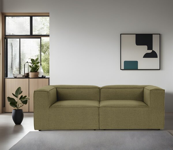 Hanah Home Dvojmiestna pohovka Fora 248 cm zelená