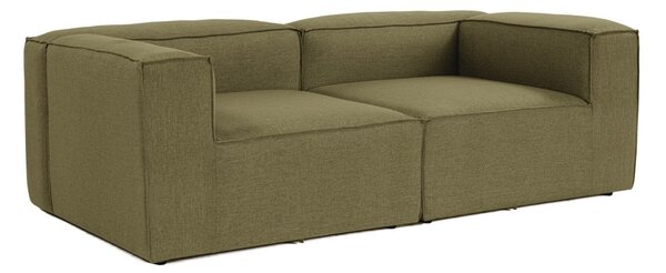 Hanah Home Dvojmiestna pohovka Fora 248 cm zelená