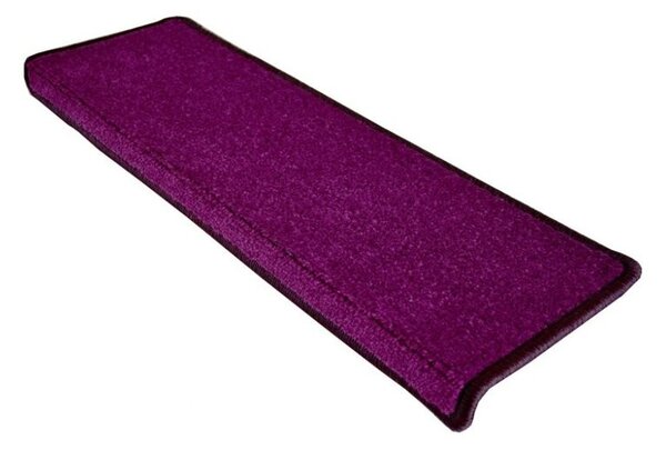 Vopi koberce Nášľapy na schody fialový Eton fialový obdĺžnik, samolepiaci - 24x65 obdĺžnik (rozmer vrátane ohybu)