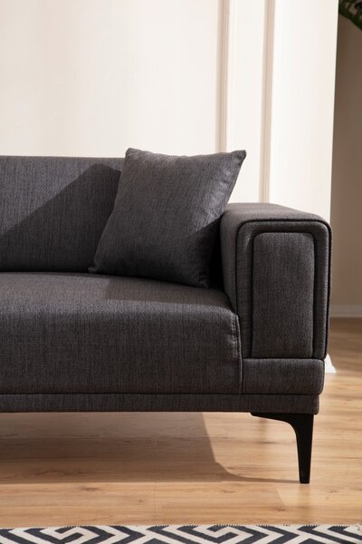 Hanah Home Trojmiestna rozkladacia pohovka Horizon 230 cm tmavosivá