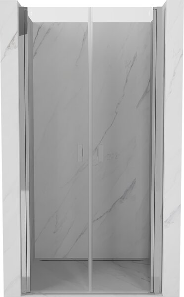 Mexen MIST, 2-krídlové sprchové dvere (d+d) 70x200 cm, 6mm číre sklo, chrómový profil, 8A7-070-000-01-00