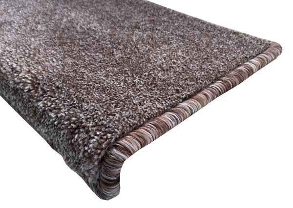 Vopi Nášľapy na schody Apollo Soft béžový obdĺžnik - 24x65 obdĺžnik (rozmer vrátane ohybu)