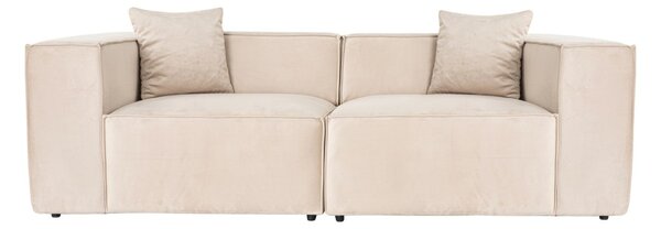 Hanah Home Dvojmiestna pohovka Lora 220 cm krémová