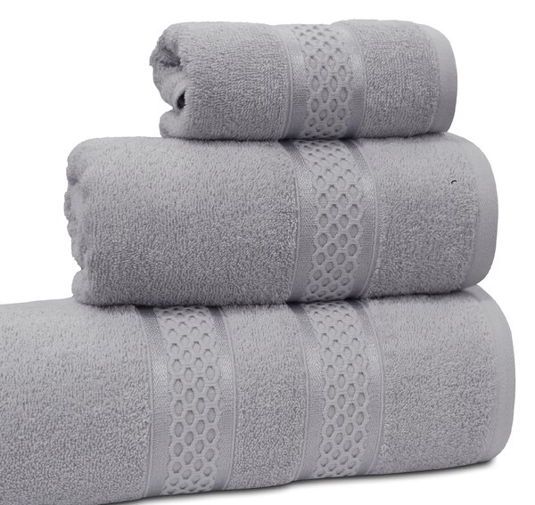 MyHOUSE Luxusný 3-dielny set uterákov Soft Grey