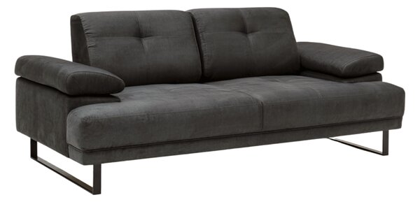 Hanah Home Dvojmiestna pohovka Mustang 199 cm antracitová