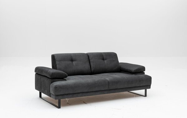 Hanah Home Dvojmiestna pohovka Mustang 199 cm antracitová