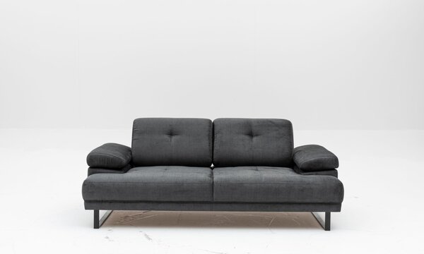 Hanah Home Dvojmiestna pohovka Mustang 199 cm antracitová