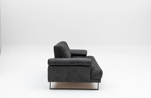 Hanah Home Dvojmiestna pohovka Mustang 199 cm antracitová