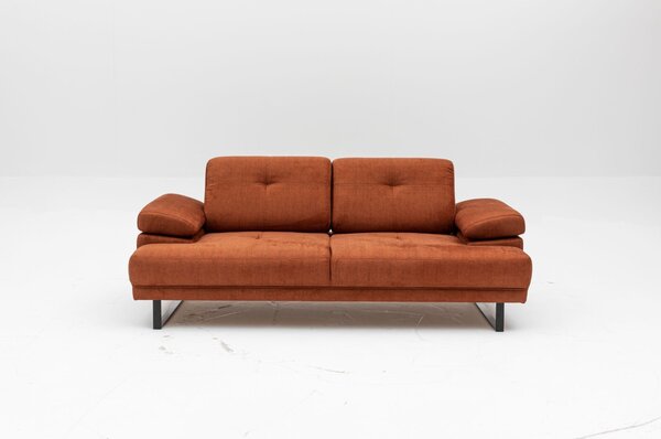 Hanah Home Dvojmiestna pohovka Mustang 199 cm oranžová
