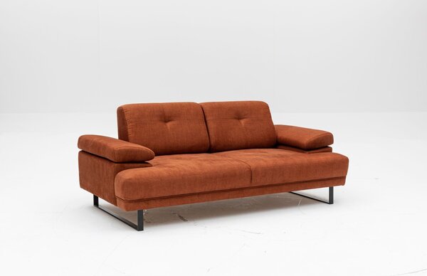 Hanah Home Dvojmiestna pohovka Mustang 199 cm oranžová