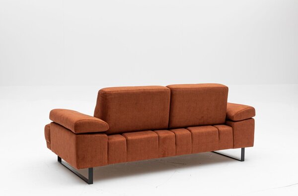 Hanah Home Dvojmiestna pohovka Mustang 199 cm oranžová