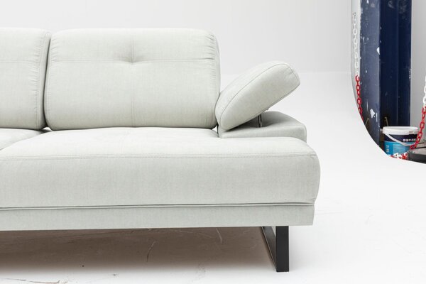 Hanah Home Dvojmiestna pohovka Mustang 199 cm biela