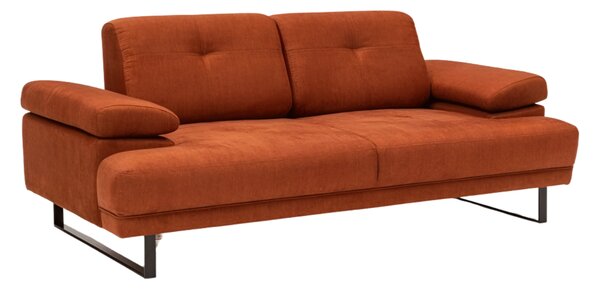 Hanah Home Dvojmiestna pohovka Mustang 199 cm oranžová