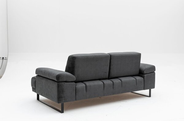 Hanah Home Dvojmiestna pohovka Mustang 199 cm antracitová