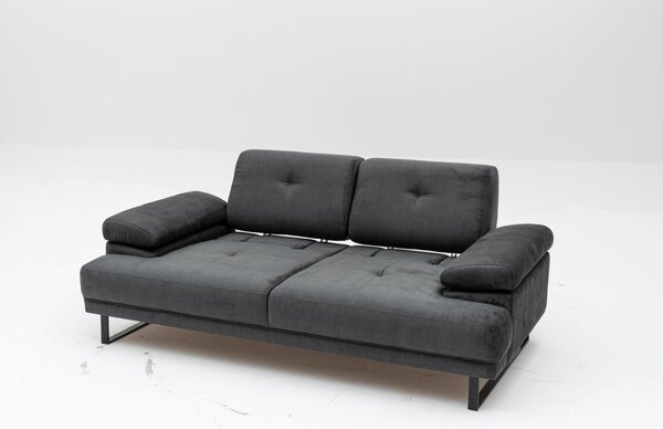 Hanah Home Dvojmiestna pohovka Mustang 199 cm antracitová