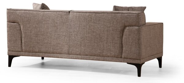 Hanah Home Dvojmiestna pohovka Petra 163 cm béžovohnedá