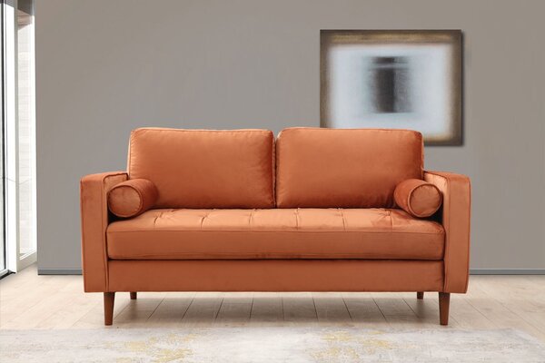 Hanah Home Dvojmiestna pohovka Rome 175 cm oranžová