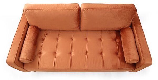 Hanah Home Dvojmiestna pohovka Rome 175 cm oranžová