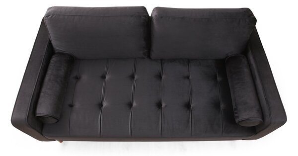 Hanah Home Dvojmiestna pohovka Rome 175 cm čierna