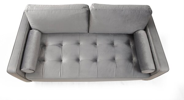 Hanah Home Dvojmiestna pohovka Rome 175 cm svetlosivá