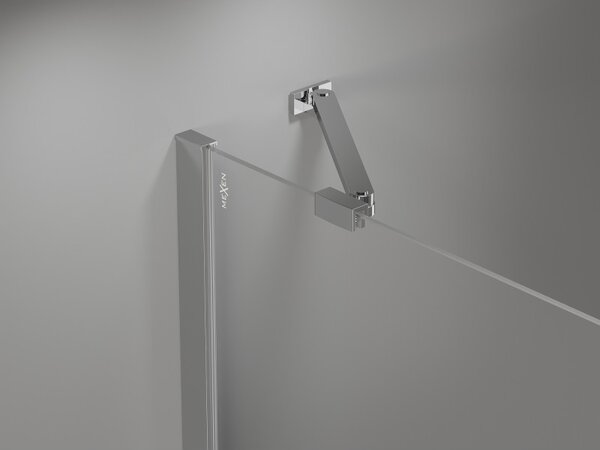 Mexen Mist-B sprchové dvere, výkyvné 110 cm, priehľadné, chróm - 8A2-110-001-01-00