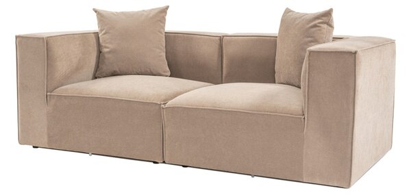 Hanah Home Dvojmiestna pohovka Sora 220 cm cappucino