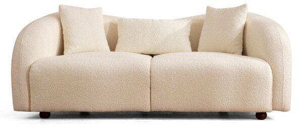 Hanah Home Dvojmiestna pohovka Venedik 190 cm boucle krémová