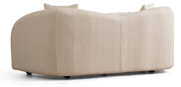 Hanah Home Dvojmiestna pohovka Venedik 190 cm boucle krémová