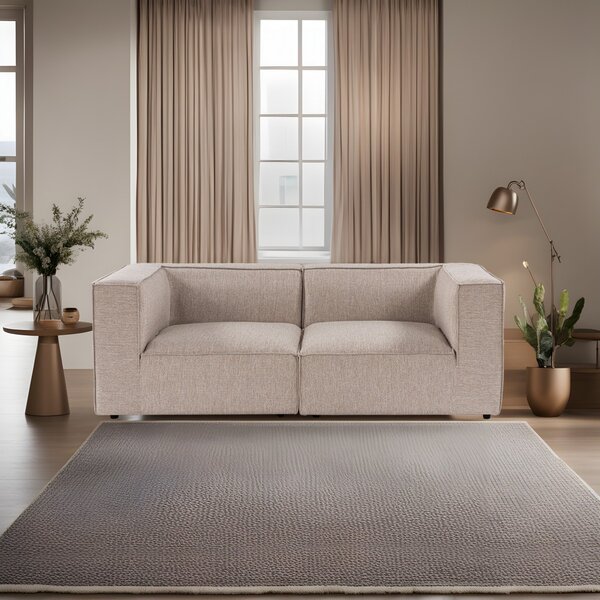 Hanah Home Dvojmiestna pohovka Sora 220 cm pieskovo béžová