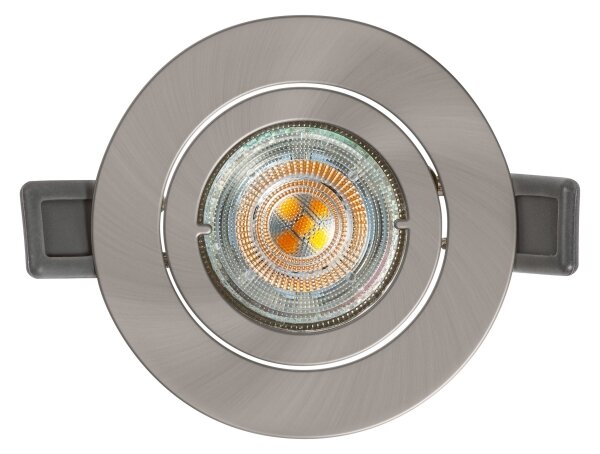 Osram - LED zapustené bodové svietidlo SPOT 1xGU10/4,3W/230V 2700K CRI 90 matný chróm