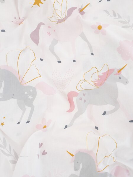 Bavlnená obliečka na vankúš Renforcé 40 × 60 cm – Unicorn