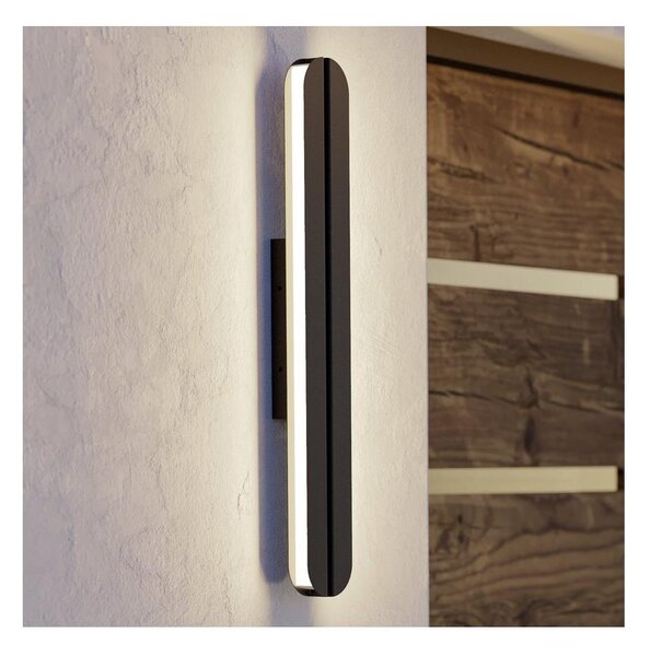 Eglo 902221 - LED Vonkajšie nástenné svietidlo VASCELLA LED/10,5W/230V IP44 čierne